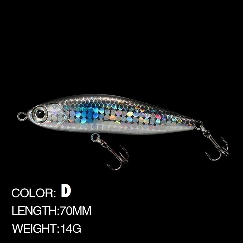 沉水鉛筆 遠投 7cm 14g 9089 路亞 假餌 硬餌 阿蔡路亞-規格圖10