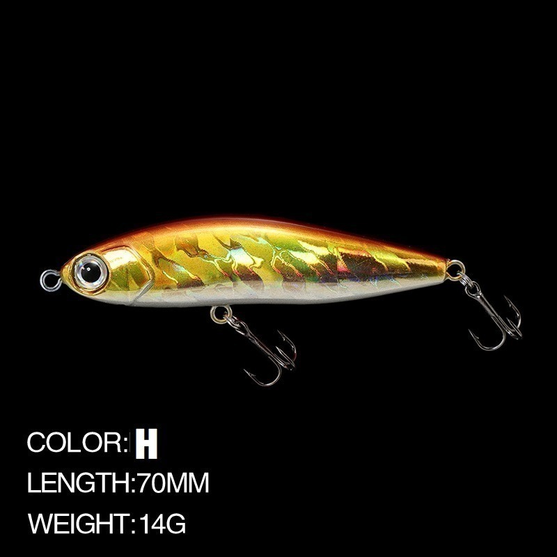 沉水鉛筆 遠投 7cm 14g 9089 路亞 假餌 硬餌 阿蔡路亞-規格圖10