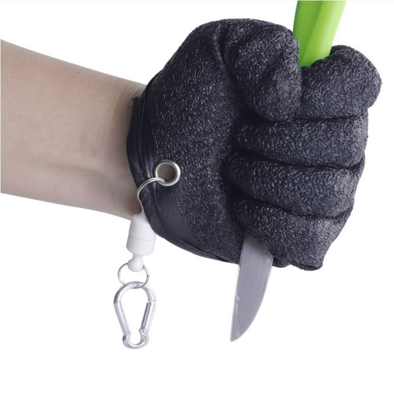 抓魚手套 防刺 防割 防滑 拔竿節 催緊器 阿蔡路亞  台灣現貨-細節圖4