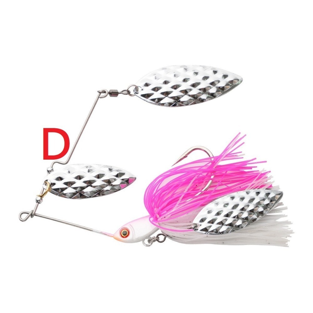 spinner  bait 鬍鬚佬 37g 假餌 複合亮片 亮片 魚虎 黑鱸 呆 阿蔡路亞 台灣現貨-細節圖7