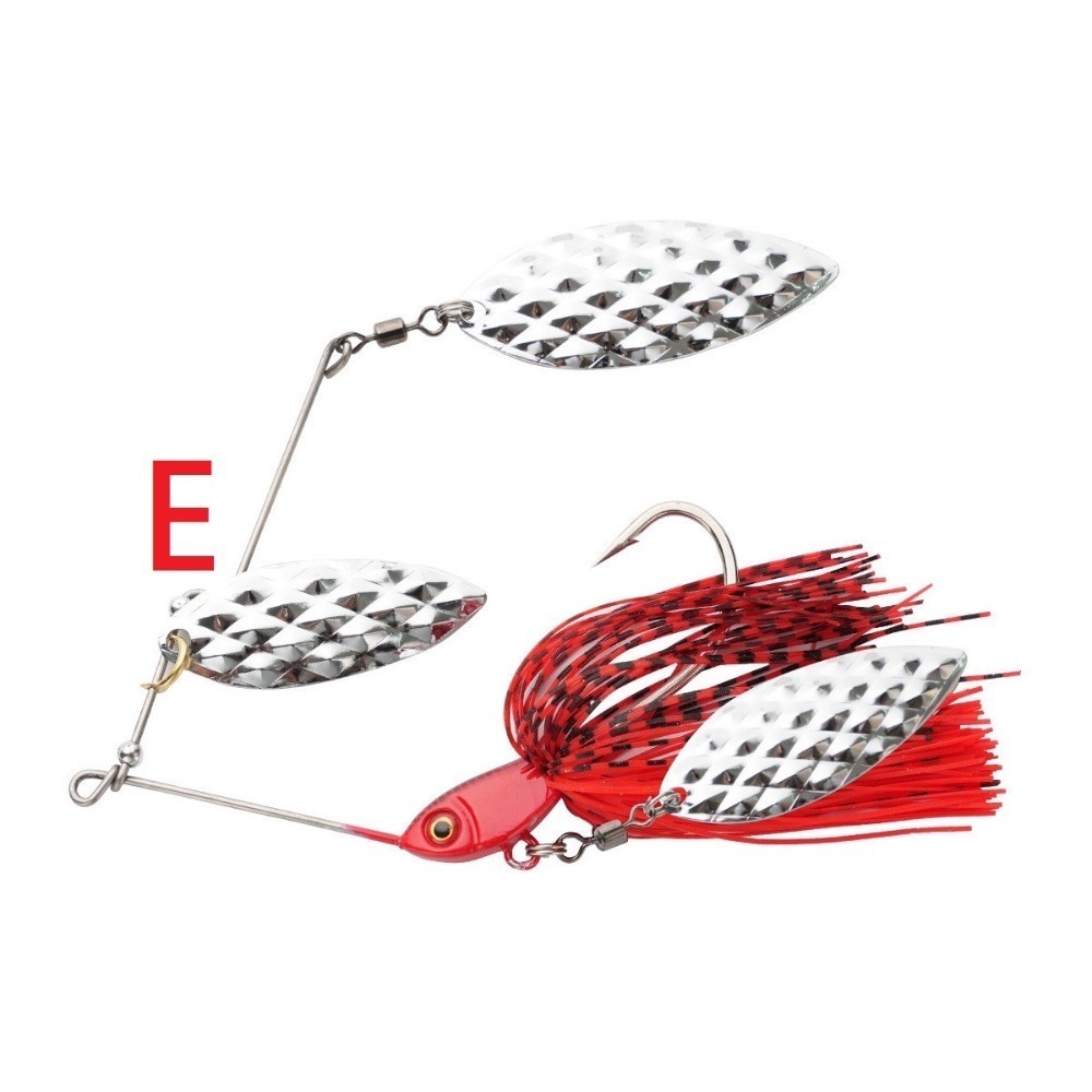 spinner  bait 鬍鬚佬 37g 假餌 複合亮片 亮片 魚虎 黑鱸 呆 阿蔡路亞 台灣現貨-規格圖9