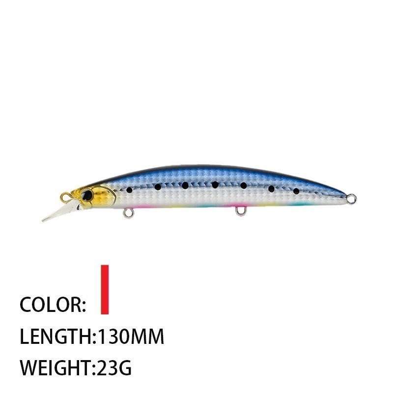 130mm 23g 9107 米諾 浮水 遠投 金目 七星 海鱸 青物 鱸魚 遠投 米諾 阿蔡路亞 台灣現貨-細節圖11