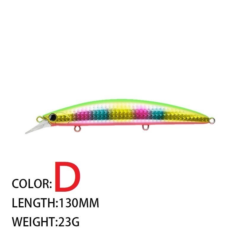 130mm 23g 9107 米諾 浮水 遠投 金目 七星 海鱸 青物 鱸魚 遠投 米諾 阿蔡路亞 台灣現貨-規格圖11