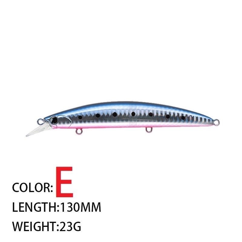 130mm 23g 9107 米諾 浮水 遠投 金目 七星 海鱸 青物 鱸魚 遠投 米諾 阿蔡路亞 台灣現貨-規格圖11