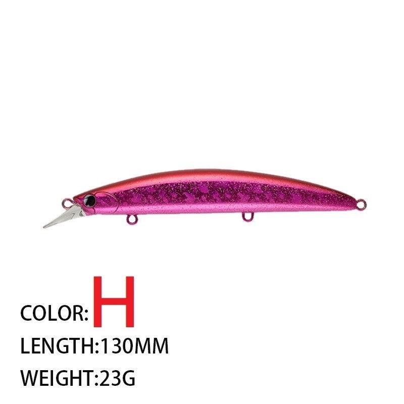 130mm 23g 9107 米諾 浮水 遠投 金目 七星 海鱸 青物 鱸魚 遠投 米諾 阿蔡路亞 台灣現貨-規格圖11