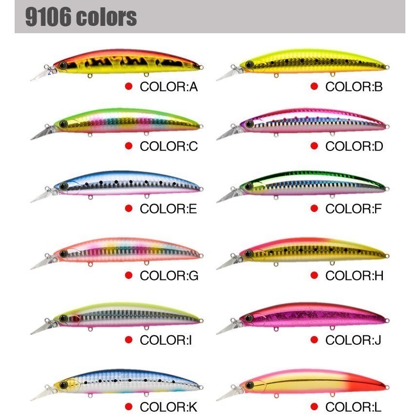 阿蔡路亞 台灣現貨 110mm 19g 9106 米諾 浮水 遠投 金目 七星 海鱸 青物 鱸魚 遠投 米諾-細節圖2