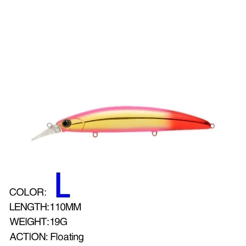 阿蔡路亞 台灣現貨 110mm 19g 9106 米諾 浮水 遠投 金目 七星 海鱸 青物 鱸魚 遠投 米諾-規格圖4