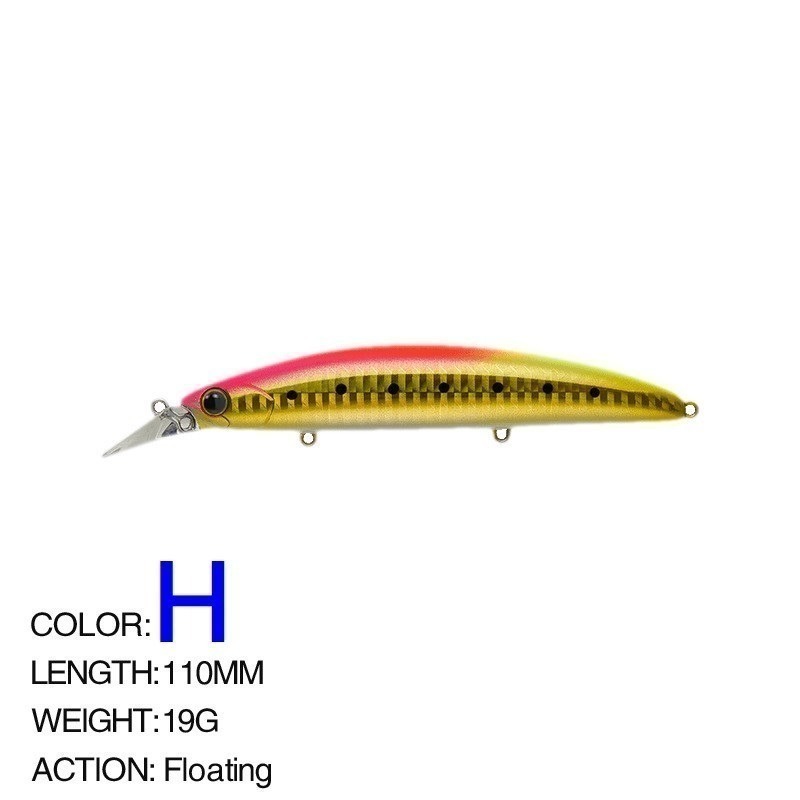 阿蔡路亞 台灣現貨 110mm 19g 9106 米諾 浮水 遠投 金目 七星 海鱸 青物 鱸魚 遠投 米諾-規格圖4