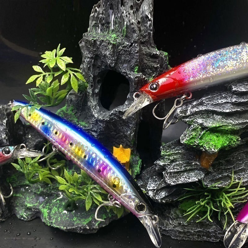 9100 13cm/25g 米諾 浮水 遠投 金目 七星 海鱸 青物 鱸魚 遠投 米諾 響珠 阿蔡路亞 台灣現貨-細節圖4