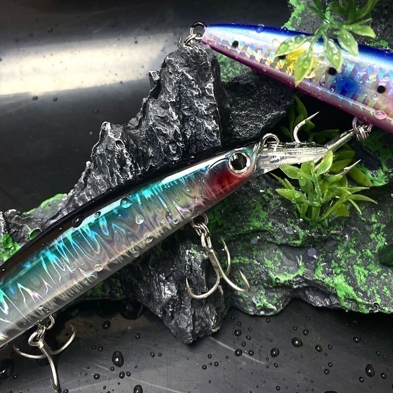 9100 13cm/25g 米諾 浮水 遠投 金目 七星 海鱸 青物 鱸魚 遠投 米諾 響珠 阿蔡路亞 台灣現貨-細節圖5