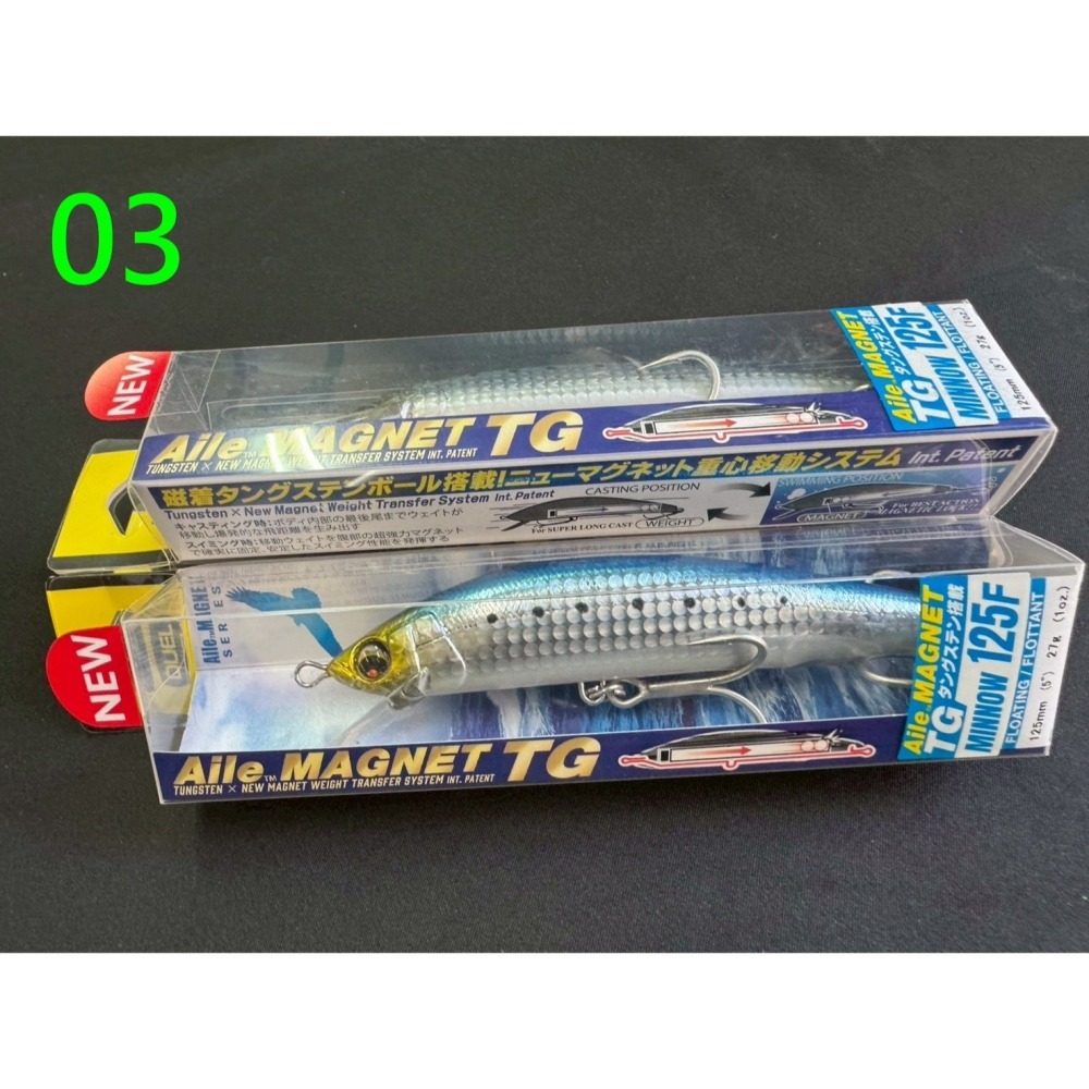 DUEL F1253 AILE MAGNET TG MINNOW 米諾 浮水 遠投 金目 七星 海鱸 阿蔡路亞 台灣現貨-細節圖2