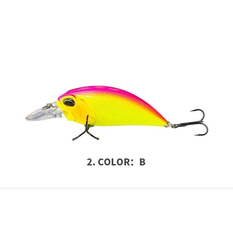 CRANK 浮水 小胖子 米諾 舌板 硬餌 路亞 7公分 15克 CB060 阿蔡路亞 台灣現貨-規格圖9