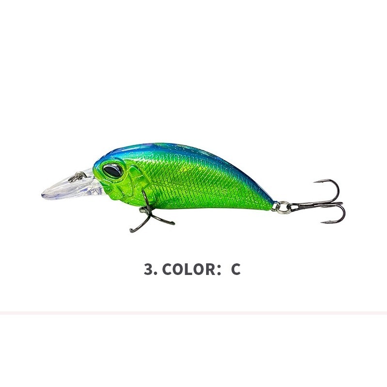 CRANK 浮水 小胖子 米諾 舌板 硬餌 路亞 7公分 15克 CB060 阿蔡路亞 台灣現貨-規格圖9