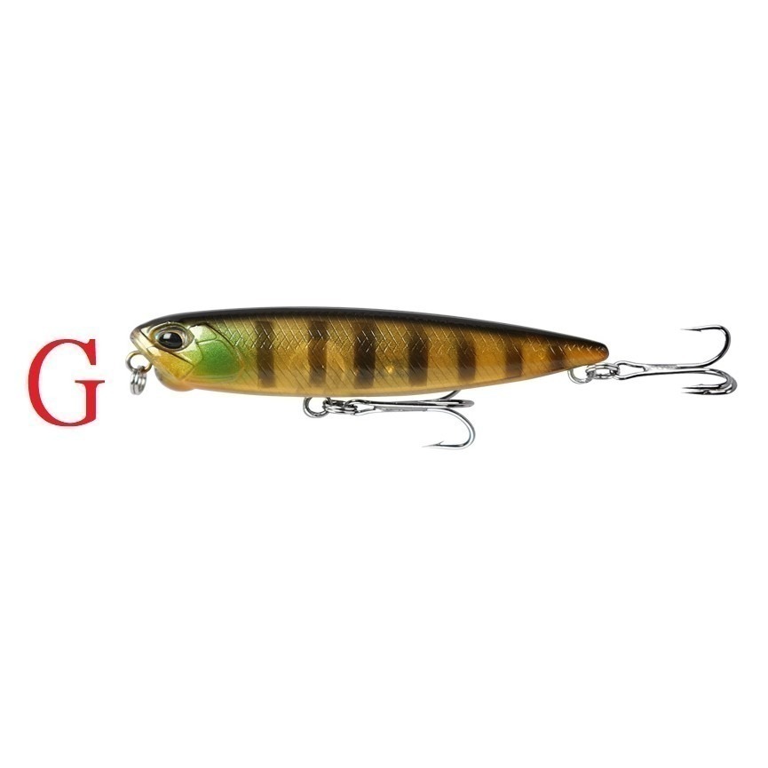 鉛筆 6.5公分 5.5g 浮水 Z字狗 路亞 假餌 Pencil 硬餌 PE078 阿蔡路亞 台灣現貨-規格圖1