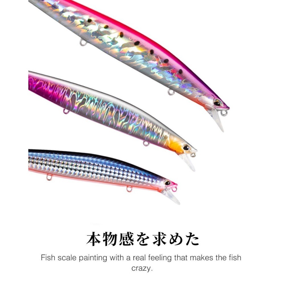 9119 14cm/26g 米諾 沉水 遠投 金目 七星 海鱸 青物 鱸魚 遠投 米諾 響珠 阿蔡路亞 台灣現貨-細節圖4