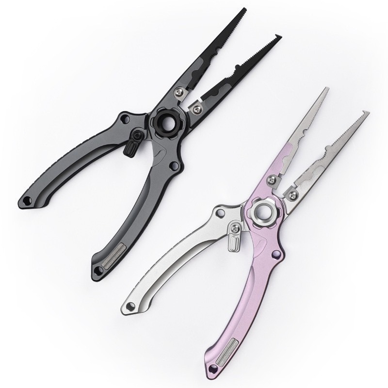 鋁合金 路亞鉗 帶刻度 金剛石 失手繩 鉗套 阿蔡路亞 台灣現貨-細節圖2