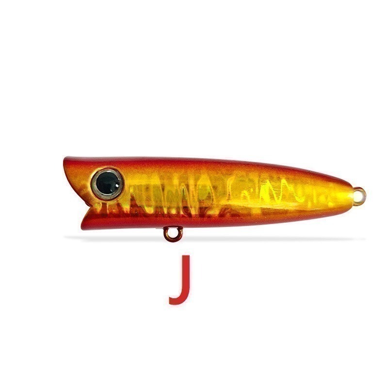 6cm/7g 波爬 波趴 波爬 波啪 POPPER 浮水 波扒 微拋 黑格 捲仔 阿蔡路亞 台灣現貨-規格圖11