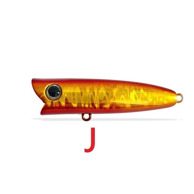 6cm/7g 波爬 波趴 波爬 波啪 POPPER 浮水 波扒 微拋 黑格 捲仔 阿蔡路亞 台灣現貨-規格圖11