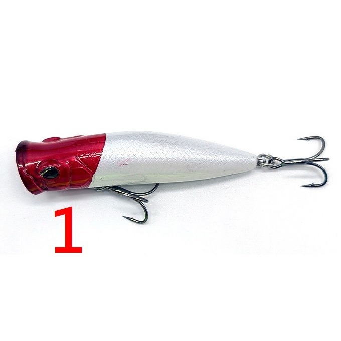 7.2CM 9.5G 波趴 波爬 波啪 POPPER 浮水 波扒 微拋 黑格 捲仔 阿蔡路亞 台灣現貨-細節圖5