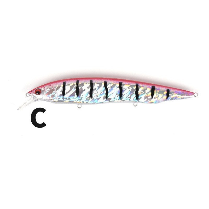 31克16公分 米諾 浮水 遠投 金目 七星 海鱸 竹梭 青物 鱸魚 遠投 米諾 響珠 阿蔡路亞 台灣現貨-規格圖5