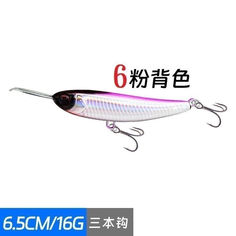 簡易包裝 006 金屬舌板 65mm 16g 水表自動鉛筆 上升鉛筆 鉛筆 路亞 假餌 黑格 捲仔 阿蔡路亞 台灣現貨-細節圖7