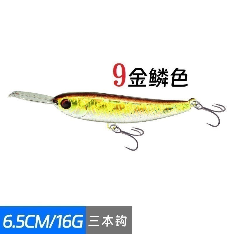 簡易包裝 006 金屬舌板 65mm 16g 水表自動鉛筆 上升鉛筆 鉛筆 路亞 假餌 黑格 捲仔 阿蔡路亞 台灣現貨-規格圖9