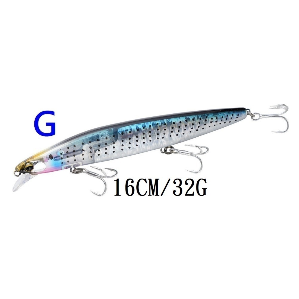 閃片 閃鱗 狂鱗 16CM/32G 浮水 魚虎 金目 七星 海鱸 青物 鱸魚 遠投 米諾 阿蔡路亞 台灣現貨-規格圖5