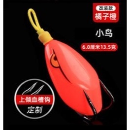 小鳥 雷蛙 6公分 13.5克 簡易 改好 蛙 呆 魚虎 阿蔡路亞 台灣現貨-細節圖6