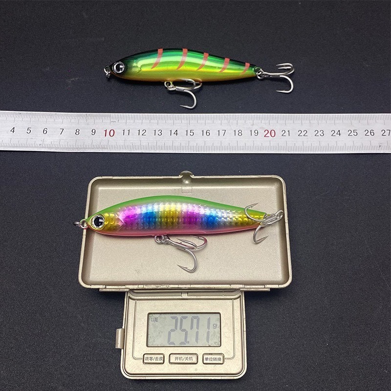 9089 大號 沉水鉛筆 100mm 25.7g 遠投 路亞 假餌 硬餌 阿蔡路亞-細節圖2