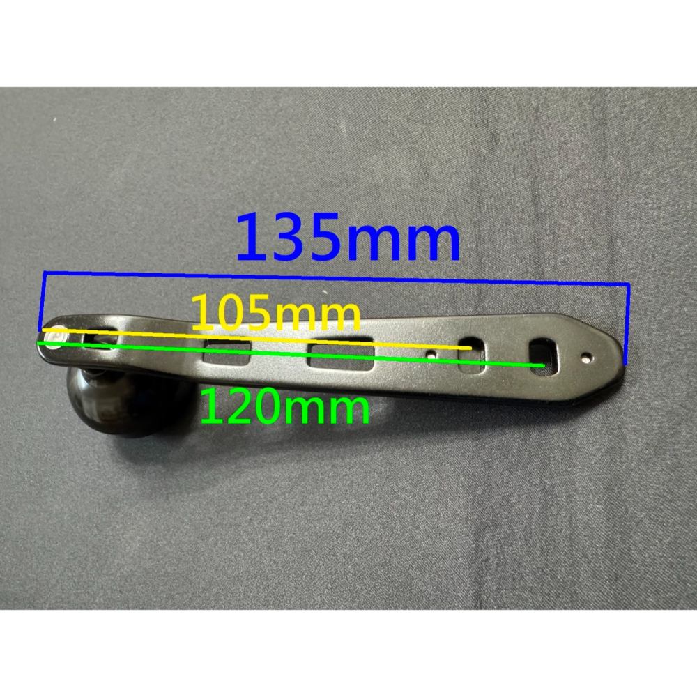 135mm 把手 單握丸 shimano  omoto abu daiwa okuma 阿蔡路亞 台灣現貨-細節圖6
