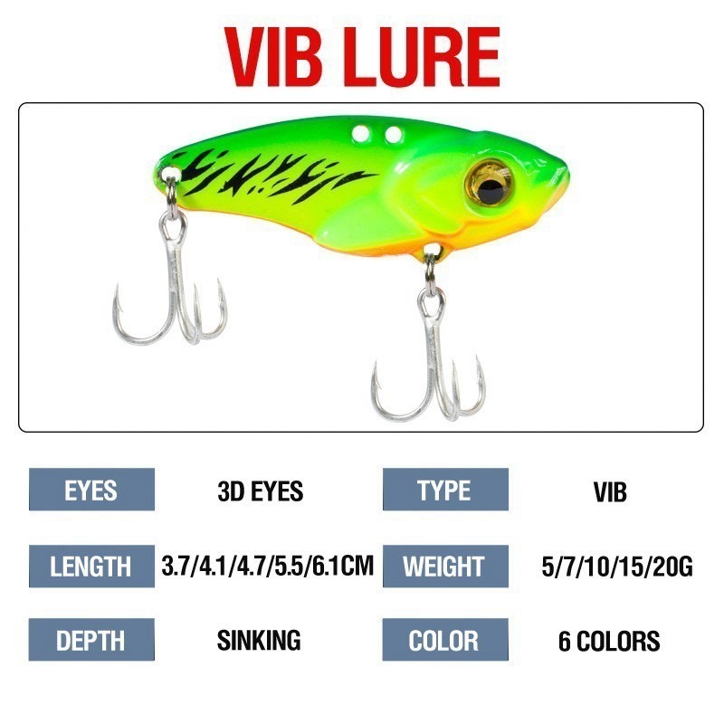VIB 7g 10g 15g 亮片 Vibration顫泳 雷強 雷蛙 魚虎 呆 泰國鱧 台雷  阿蔡路亞-細節圖4