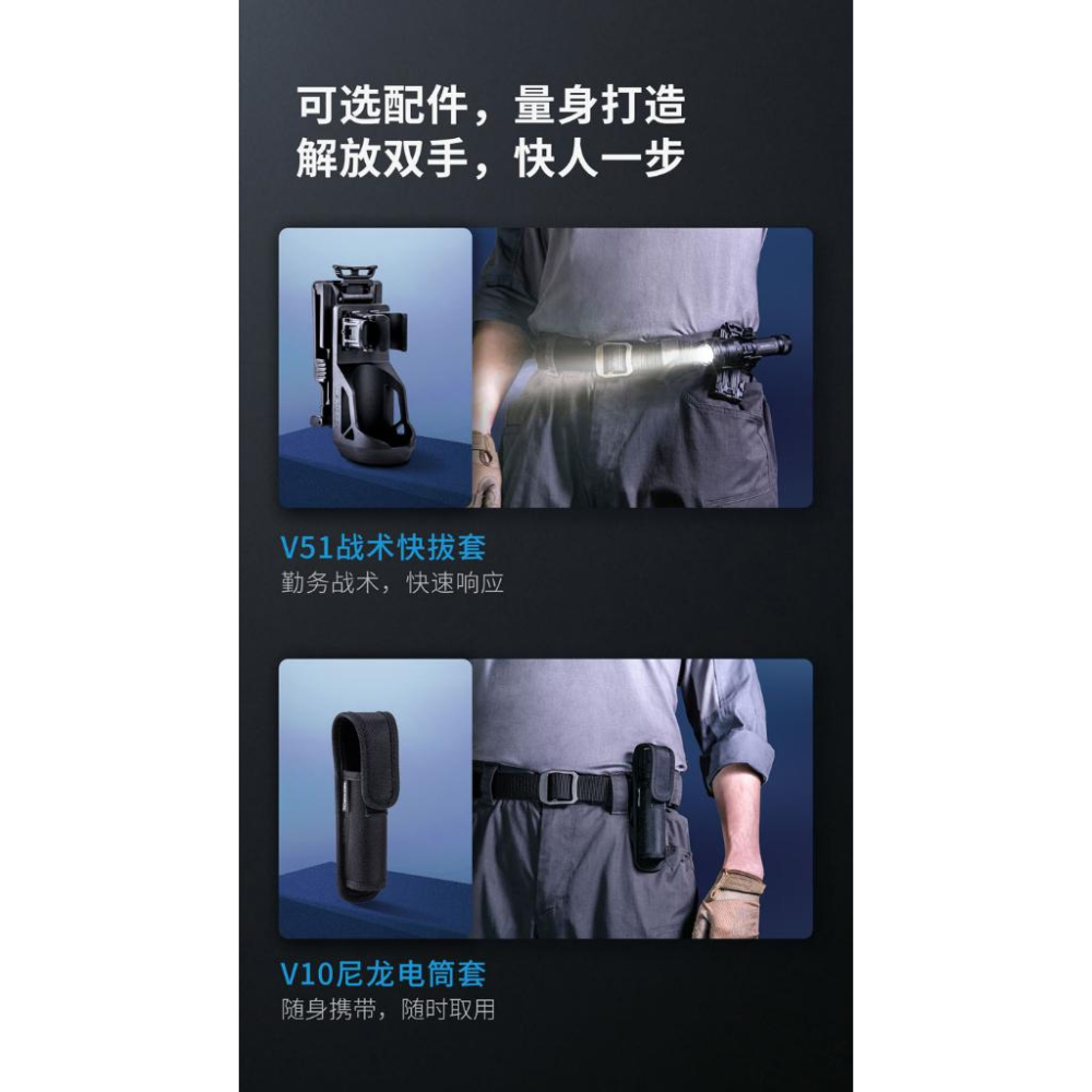 NEXTORCH P84 全視野警示勤務電筒(3000流明)/附21700鋰電池-細節圖7