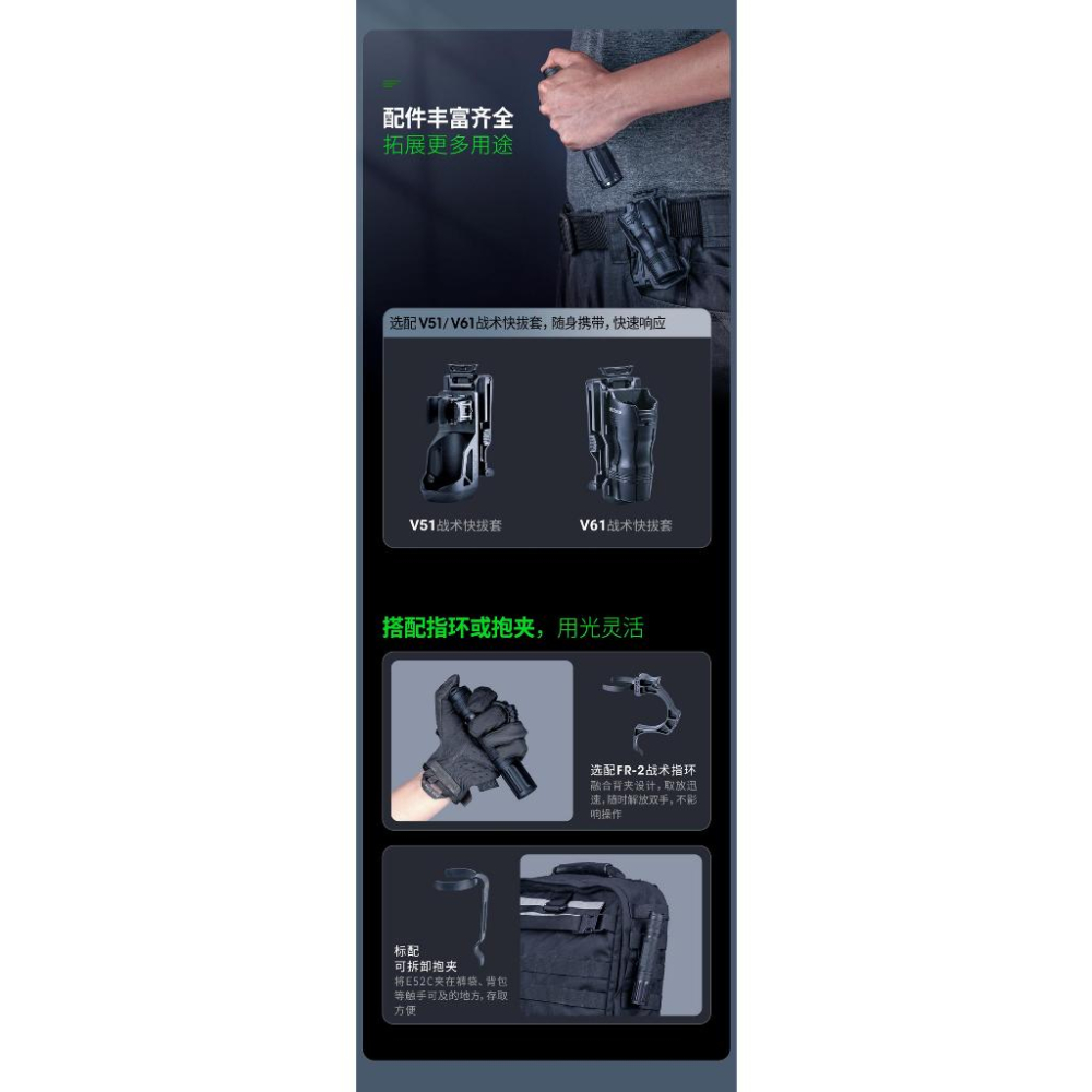 Nextorch E52C Type-C直充EDC小直電筒 / 附原廠21700電池(3000流明)-細節圖9