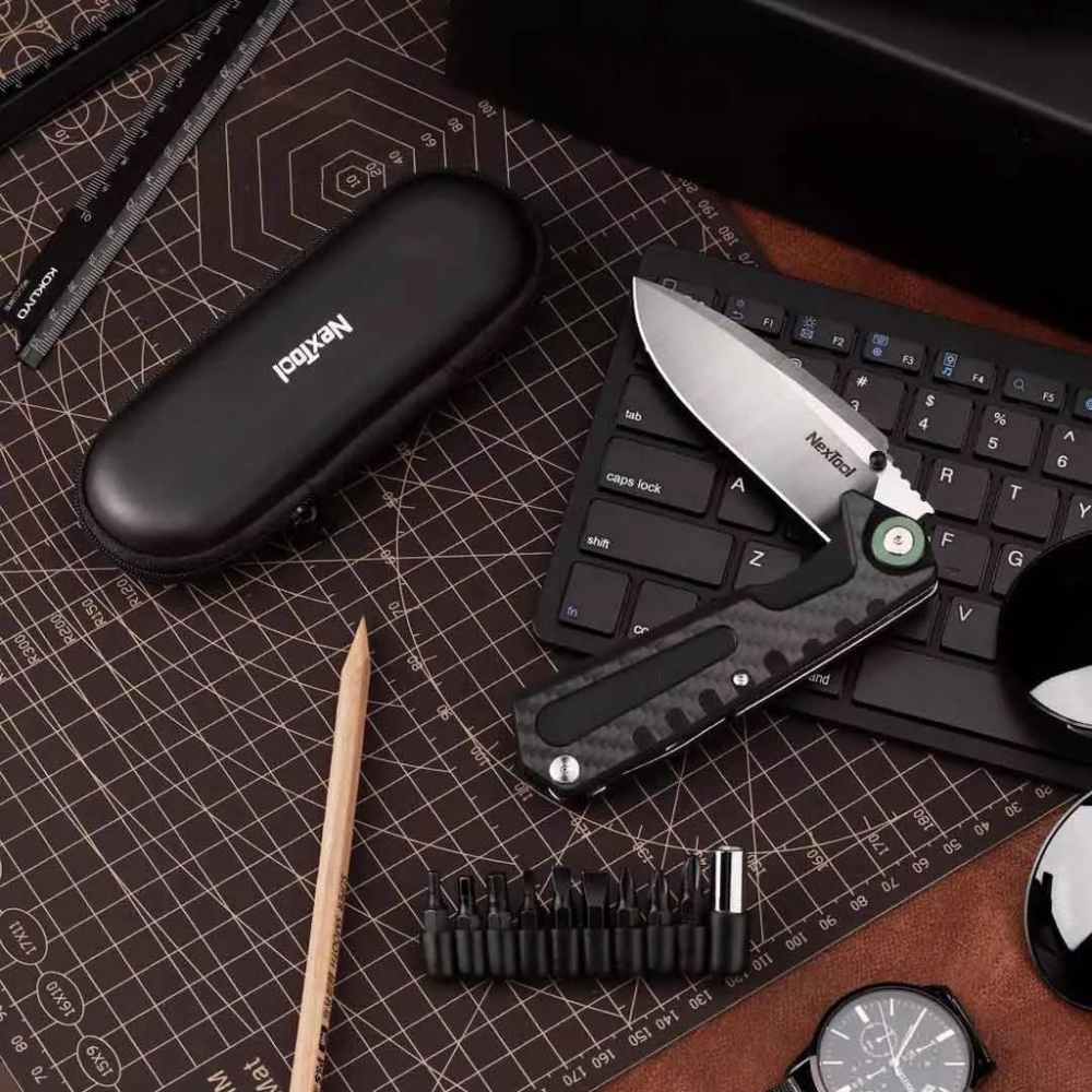 NexTool 納拓多功能無鎖定折刀(附螺絲工具套裝)/特價出清(最後1組)-細節圖7