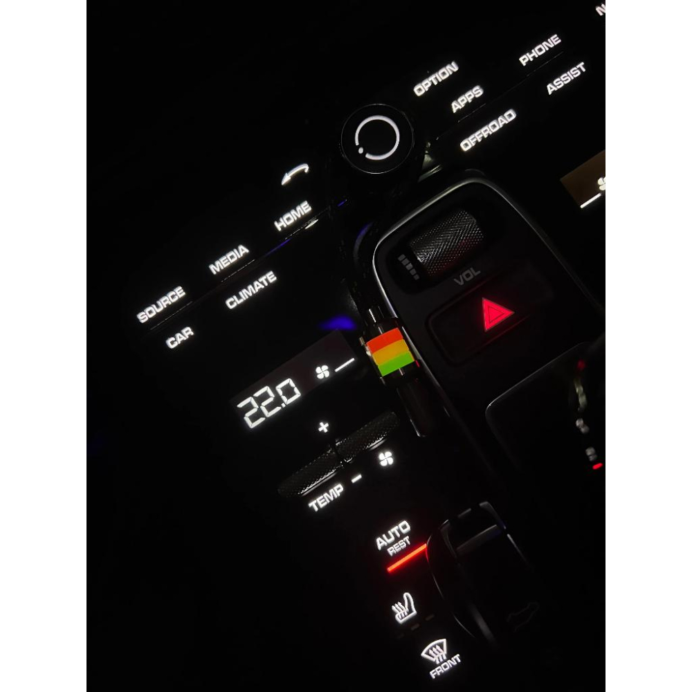 RovyVon FIREFLY PRO EDC 螢光鈦珠傘繩吊飾(TRAFFIC LIGHT紅黃綠款)-細節圖3