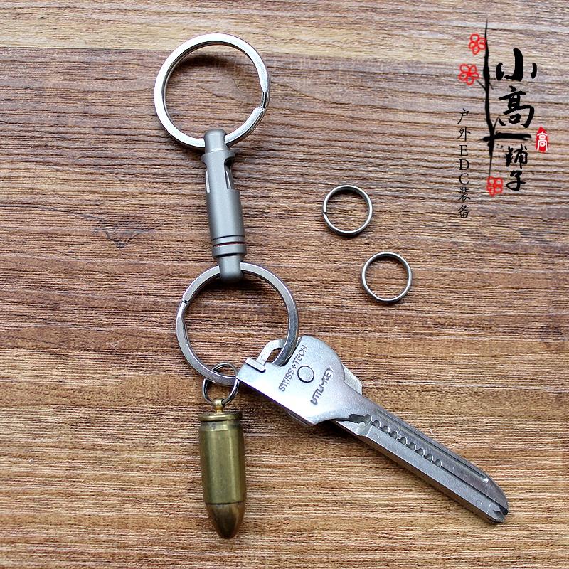 XGEDC鈦合金插扣(鑰匙扣快掛扣多功能鑰匙圈)/現貨-細節圖2
