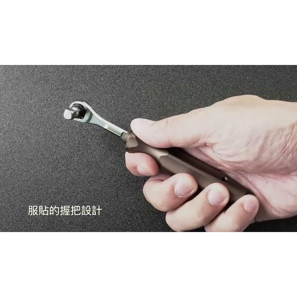Chuyu 鋁合金握柄 1/4 bit 棘輪板手-細節圖5