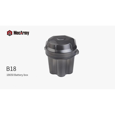 MecArmy B18 18650防水電池收納盒/6顆裝 (不含電池)