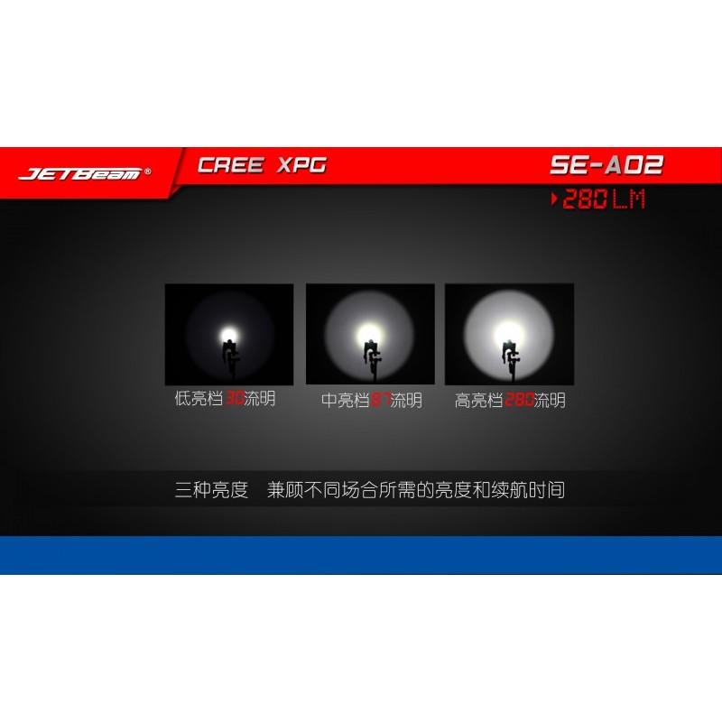 JETBeam SE-A02 280流明LED精緻小巧筆型手電筒(公司貨)-細節圖6