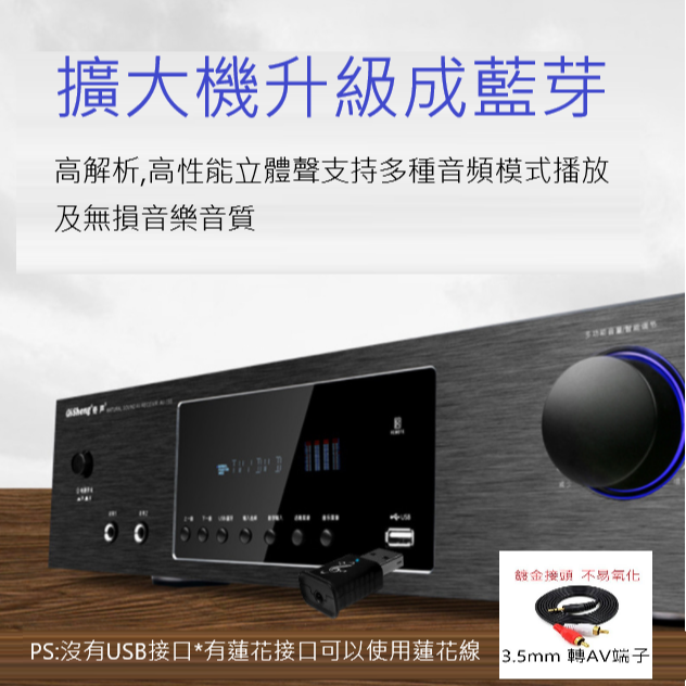 現貨 USB  AUX.雙輸出模式  藍芽音樂撥放器-細節圖4