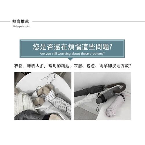 門後掛勾 無痕掛鉤 24H出貨 台灣現貨 長型門後掛勾 創意鐵藝 免釘無痕 掛勾 衣架 掛衣勾 歐式浴室掛勾 收納掛勾-細節圖2