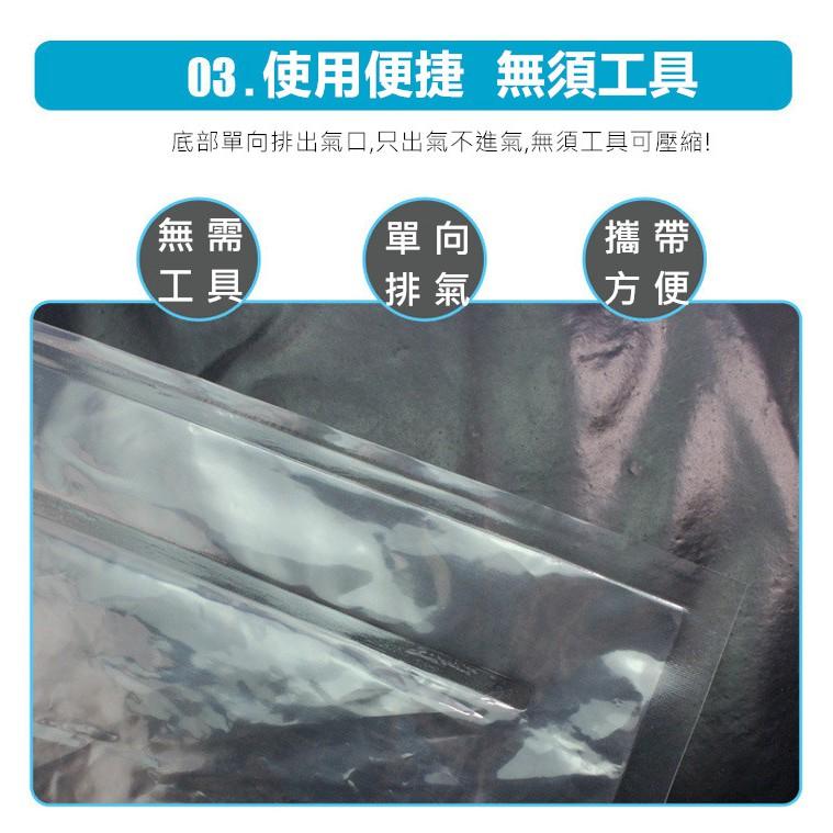 免抽氣壓縮袋 真空壓縮袋 衣服棉被收納袋 行李箱搬家整理 棉被壓縮袋 防塵防潮防霉 收納王 手捲式真空袋 收納袋 旅行袋-細節圖5