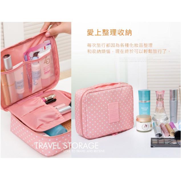 旅行用大容量化妝包 挺立收納包 多功能旅行收納 內層多 收納包-細節圖3