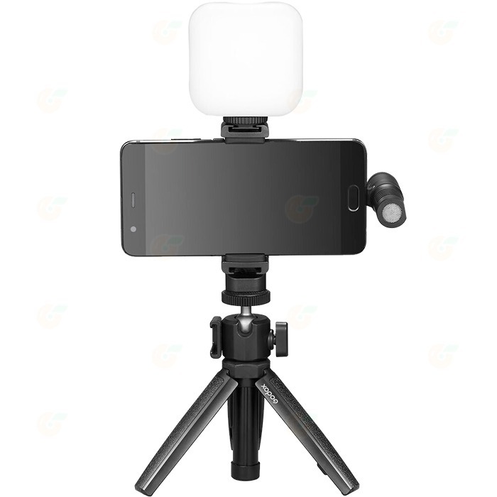 神牛 Godox Vlog Kit 手機直播錄影套組 VK2-LT 三腳架 補光燈 採訪 Lightning接口-細節圖2