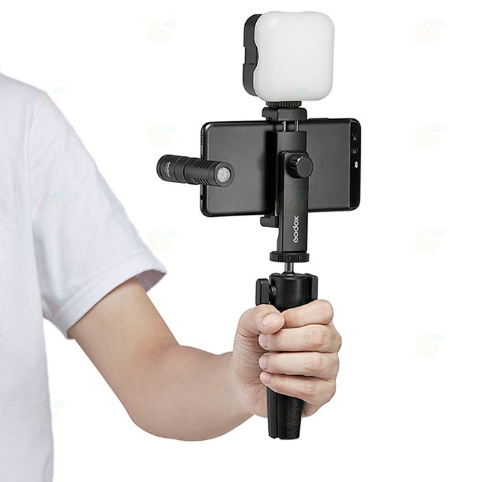 神牛 Godox Vlog Kit 手機直播錄影套組 VK2-LT 三腳架 補光燈 採訪 Lightning接口-細節圖5