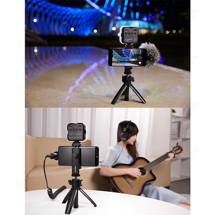 神牛 Godox Vlog Kit 手機直播錄影套組 VK2-LT 三腳架 補光燈 採訪 Lightning接口-細節圖7