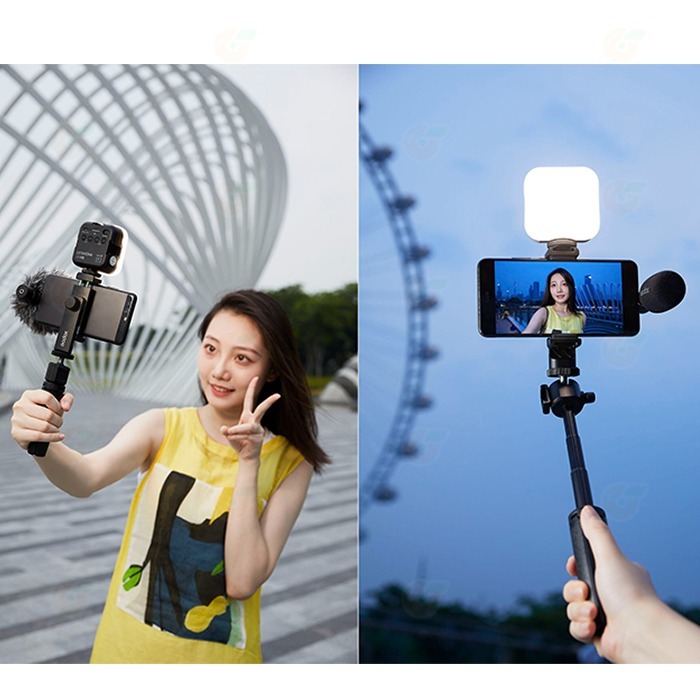 神牛 Godox Vlog Kit 手機直播錄影套組 VK2-LT 三腳架 補光燈 採訪 Lightning接口-細節圖8