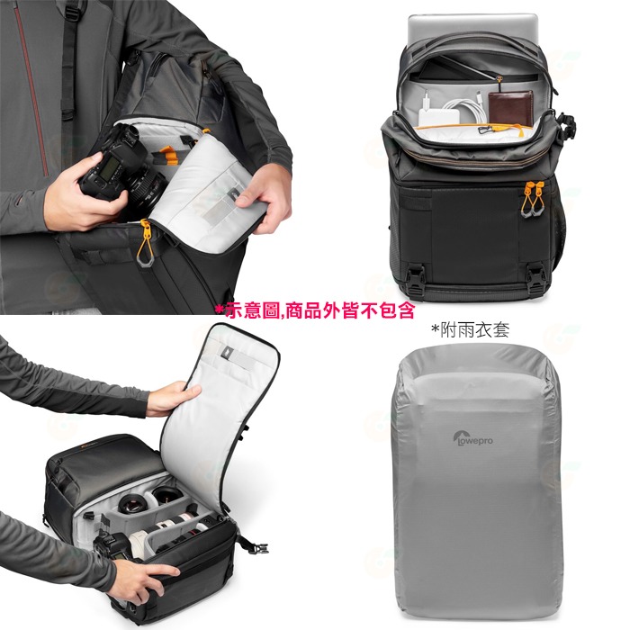 羅普 L246 Lowepro Fastpack Pro BP 250 AW III 飛梭雙肩後背相機包 快取 可放筆電-細節圖5