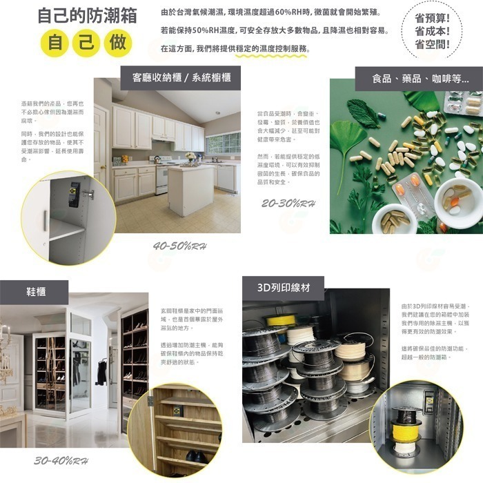 Dr.Storage S6D 防潮箱 主機 公司貨 除濕 除溼 顯示一體式省電主機 三段濕度控制 台灣製造-細節圖6