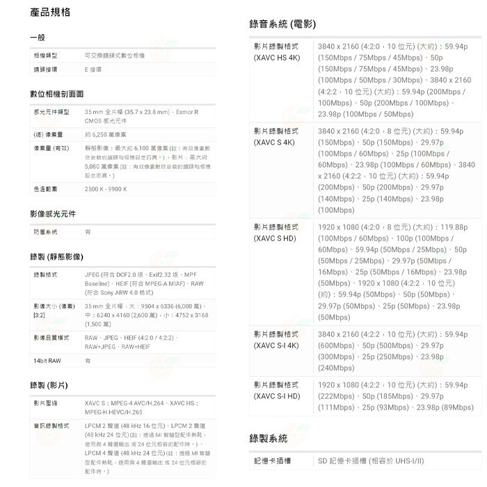 ⭐ 送註冊禮 SONY A7CR Body 可換鏡頭全片幅相機 單機身 台灣索尼公司貨 a7CR 錄影 攝影 Vlog-細節圖7